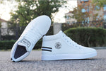 Men's Skateboarding Shoes High Top Sneakers  Breathable White Sports Shoes Students Shoes Street Walking Shoes Chaussure Homme